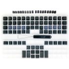 Blank Keycap Set Svart för Kinesis Advantage 2 Tangentbord